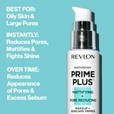 Revlon PhotoReady Prime Plus Primer, Mattifying + Pore Reducing, 1 fl oz