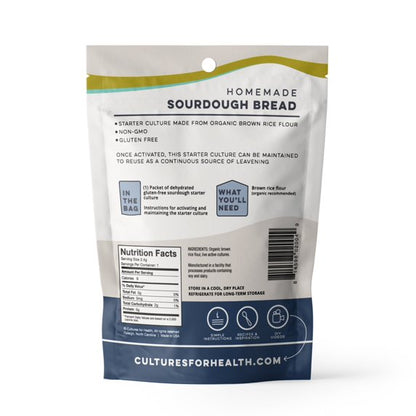 Cultures For Health Gluten Free Sourdough Starter, DIY Artisan Bread