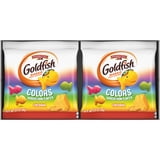 Goldfish Colors Crackers, Snack Pack, 0.9 oz, 12 Count Multi-Pack Tray