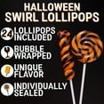 Halloween Swirl Lollipops, Trick or Treat Candy, 24 Count, 10.16 Ounce Box