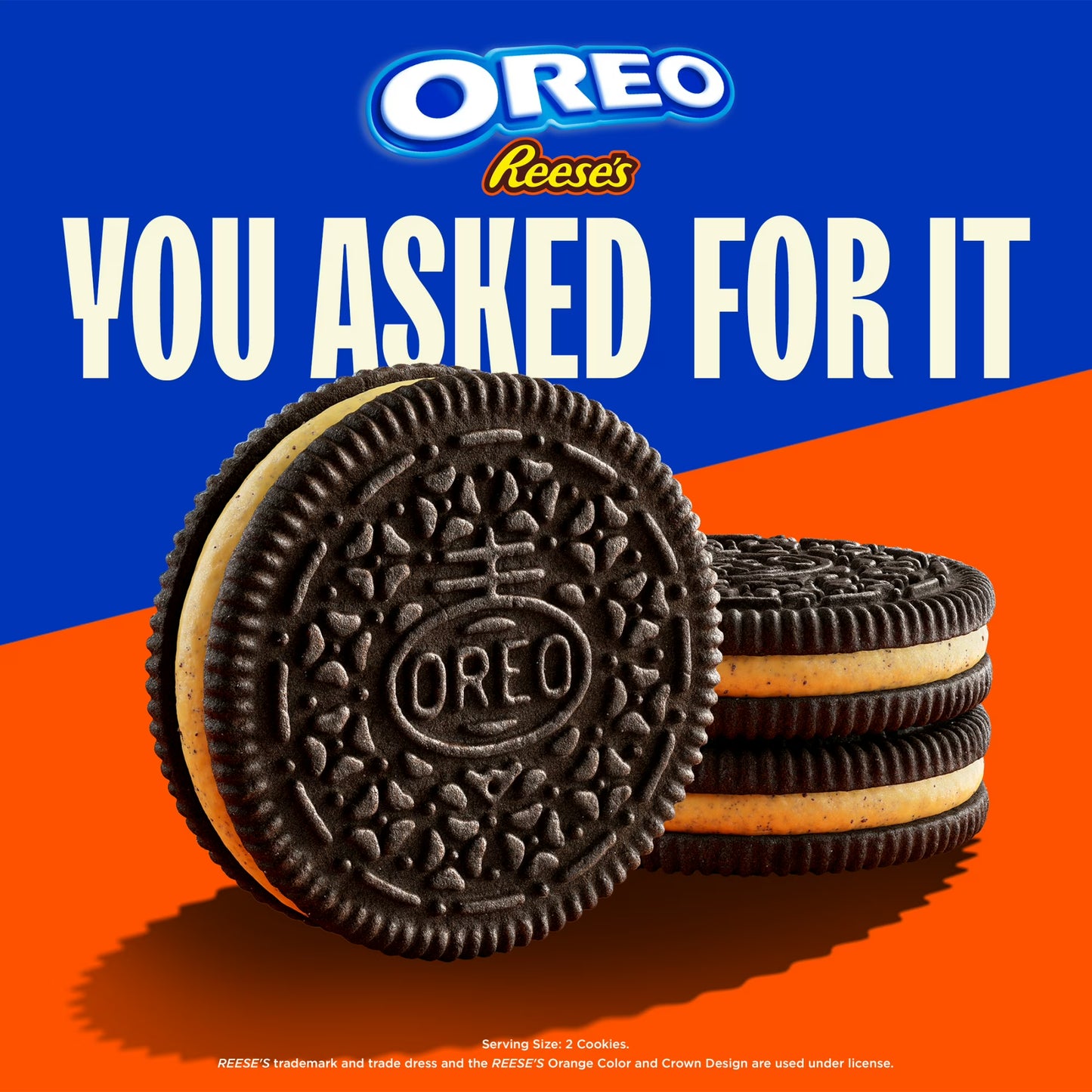 OREO REESE'S Peanut Buttery Creme Chocolate Sandwich Cookies, 12.35 oz