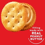 RITZ Peanut Butter Sandwich Crackers, Lunch Snacks, 30 Snack Packs (4 Crackers Per Pack)
