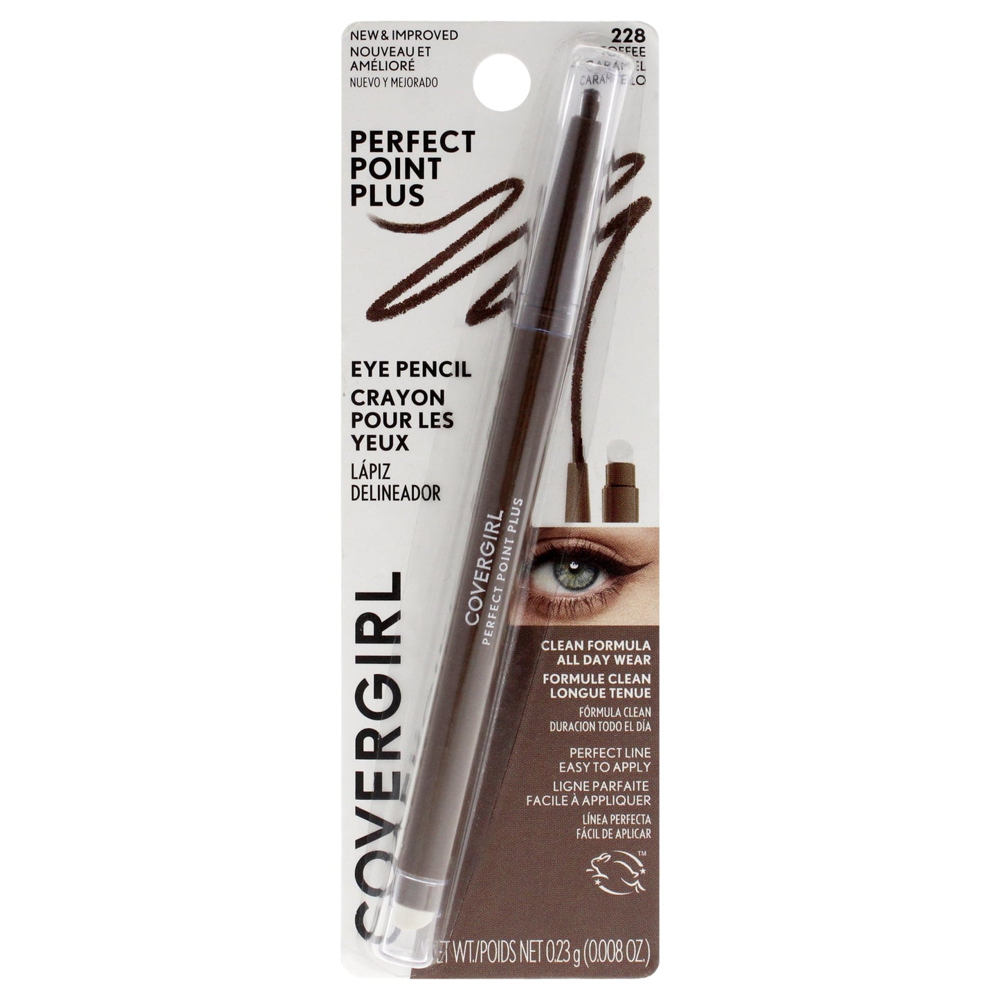 COVERGIRL Perfect Point Plus Eyeliner, 228 Toffee, 0.008 oz