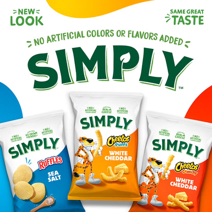 Simply Ruffles Sea Salt Potato Chips , 6 oz