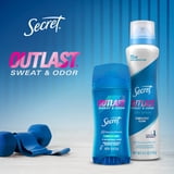 Secret Outlast Antiperspirant Deodorant for Women, Clear Gel, Completely Clean, 2.6 oz Each, Twin Pack