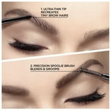 (2 pack) L'Oreal Paris Brow Stylist Definer Waterproof Eyebrow Mechanical Pencil, Dark Brunette, 2 Pack