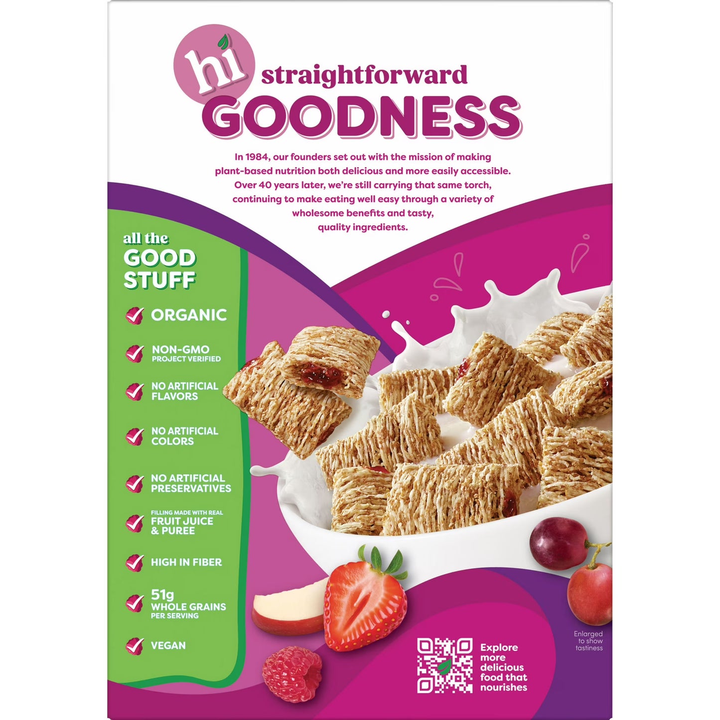 Kashi Berry Fruitful Breakfast Cereal Box, 17.2 oz