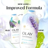 Olay Fresh Radiance Body Wash with Essence of Birch Water and Lavender, Vitamin B3 and Antioxidant Blend, 22 fl oz
