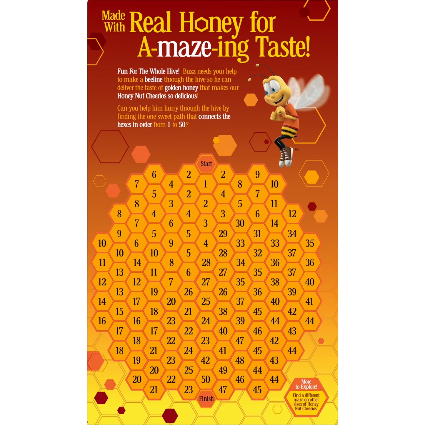 Honey Nut Cheerios, Heart Healthy Gluten Free Breakfast Cereal, Family Size, 18.8 oz