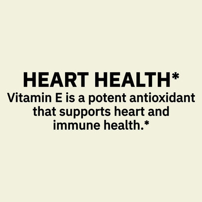 Spring Valley Vitamin E 180 mg Softgels for Heart Health, 500 Count