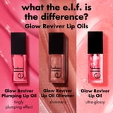 e.l.f. Glow Reviver Lip Oil, Coral Fixation, 0.25 fl. oz.