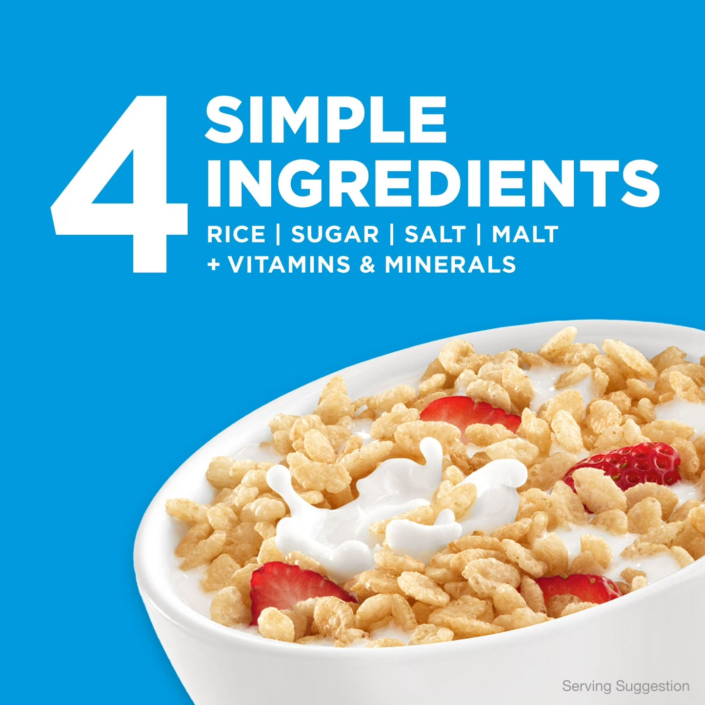 (8 pack) Kellogg's Rice Krispies Original Breakfast Cereal, 8 Vitamins and Minerals, 9 oz