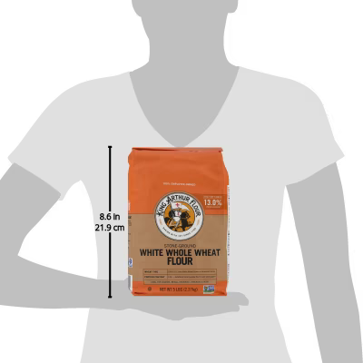 King Arthur Flour White Whole Wheat Flour 5 lb. Bag