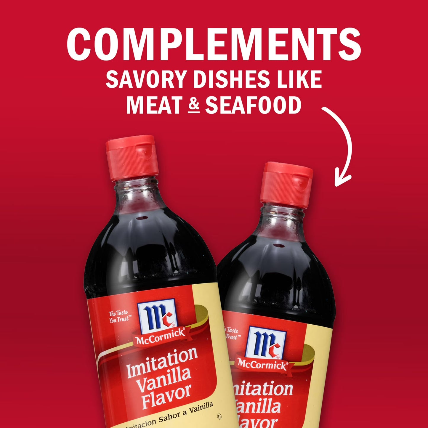 McCormick Kosher Imitation Vanilla Flavor, 1.0 qt Bottle