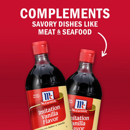 McCormick Kosher Imitation Vanilla Flavor, 1.0 qt Bottle