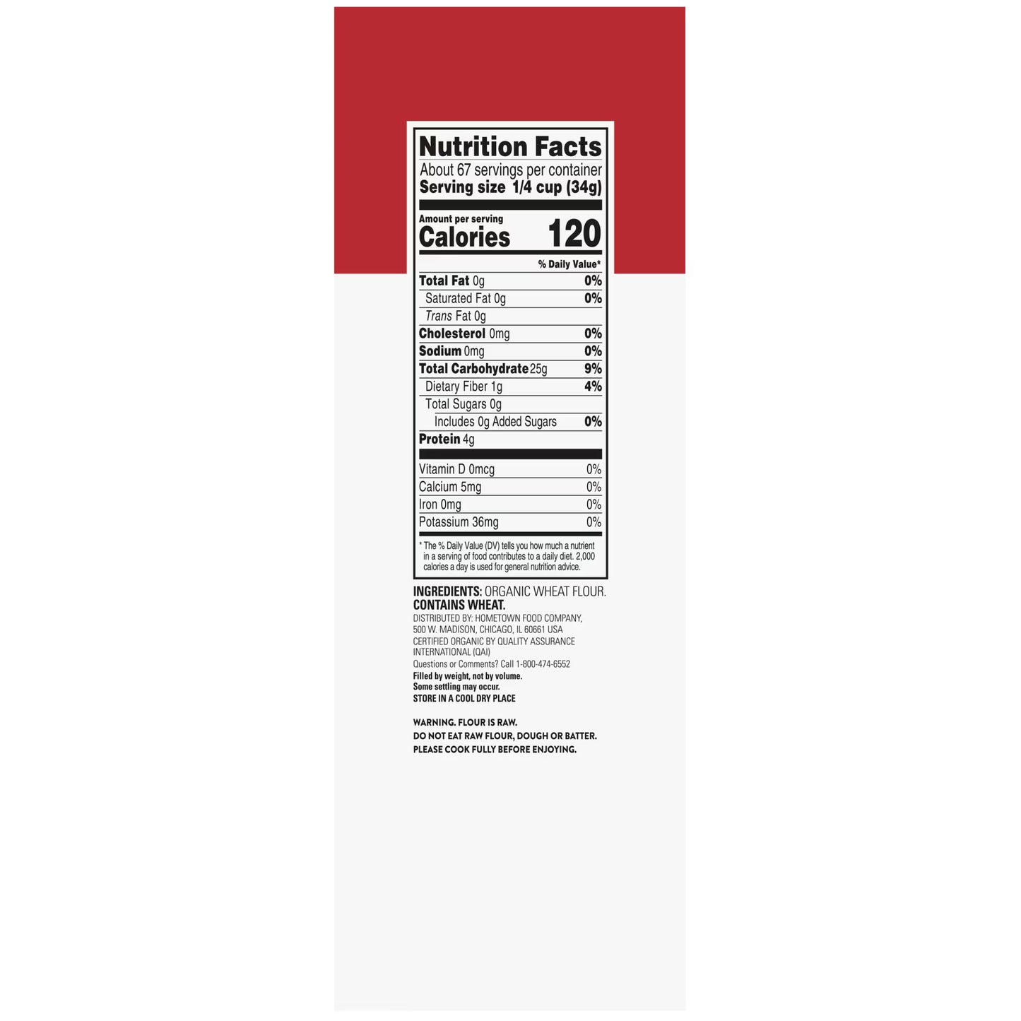 (3 pack) Arrowhead Mills Unbleached Organic All Purpose Flour, 5 lb Bag