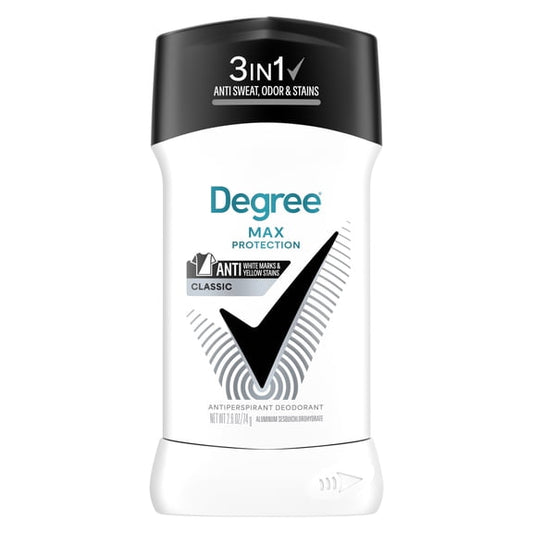 Degree Men UltraClear Antiperspirant Deodorant 72-Hour Sweat and Odor Protection Black+White Antiperspirant For Men With MotionSense Technology, 2.6oz