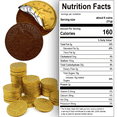 Gold Candy Coins, 50 Count Milk Chocolate Coins for Holidays, Parties, Birthdays & Celebrations