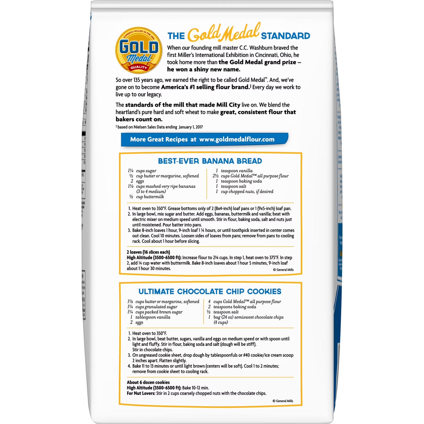 Gold Medal All Purpose Flour, Baking Flour, 10 lb Bag