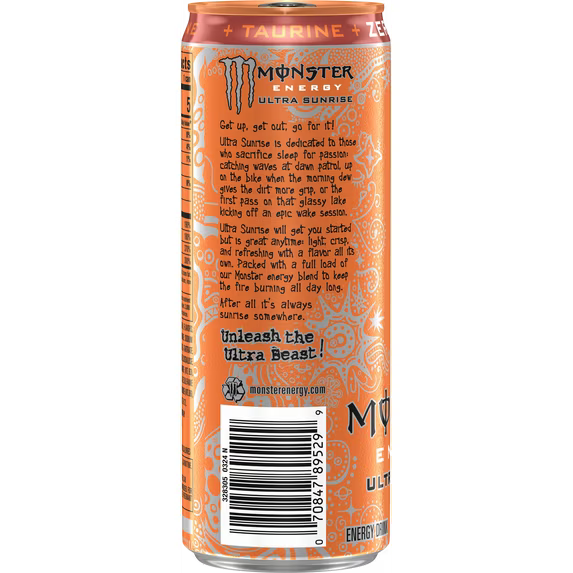 Monster Energy, Ultra Sunrise, 12 fl oz, Can