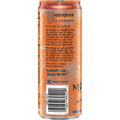 Monster Energy, Ultra Sunrise, 12 fl oz, Can