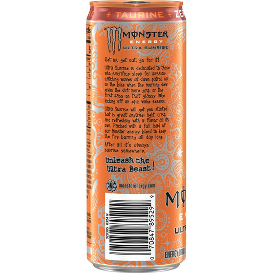 Monster Energy, Ultra Sunrise, 12 fl oz, Can