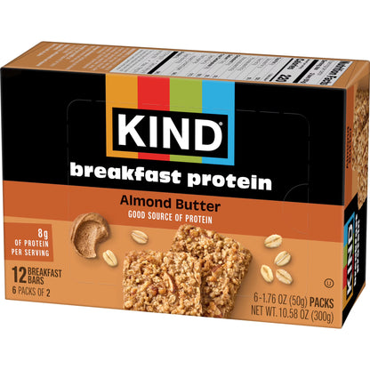 (5 pack) KIND Breakfast Protein Bars, Almond Butter, 1.76 oz, 6 Count