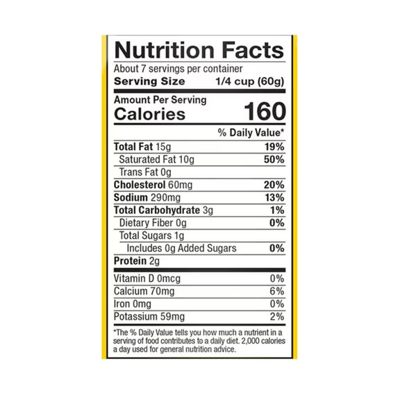 Giovanni Rana Alfredo Premium Pasta Topping Jar (Family Size, 15oz), Serving Size, 1, Refrigerated