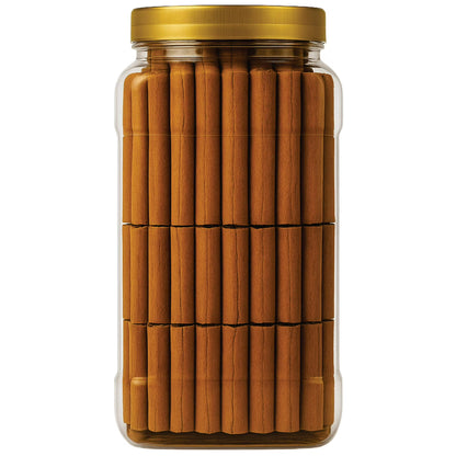Rani Cinnamon Sticks 40oz (2.5lbs) 1.13kg Bulk PET Jar - 220 -250 Sticks - Strong Aroma, Perfect for Baking, Cooking & Beverages | 3+ Inches Length - Cassia Saigon Cinnamon from Vietnam | Kosher