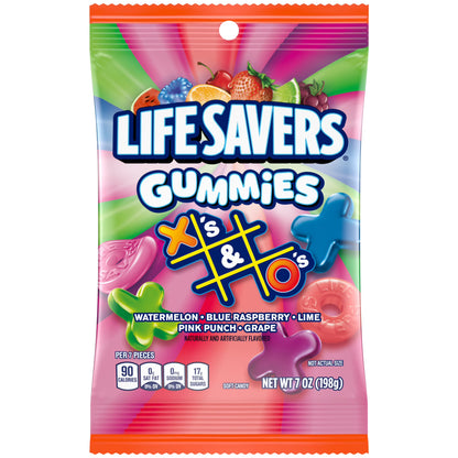 Life Savers Gummies X's & O's Gummy Candy - 7 oz Bag