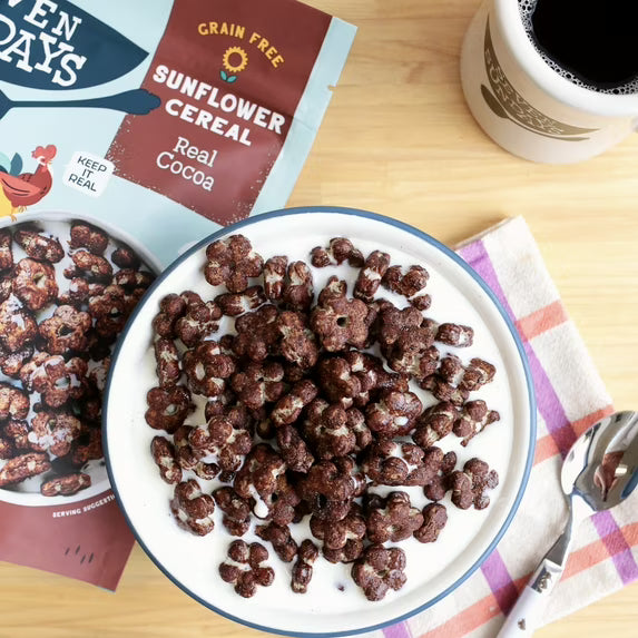 Seven Sundays Real Cocoa Breakfast Cereal, Gluten-Free, Grain-Free, Crisp Texture, 8 oz Bag
