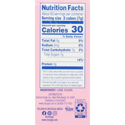 C&H Pure Cane Sugar Cubes, 126 ct