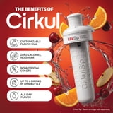 Cirkul 26oz Stainless Steel Flip Bottle with StrawSip Lid, Blush Pink