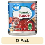 (12 pack) Great Value Tomato Sauce, 8 oz Can