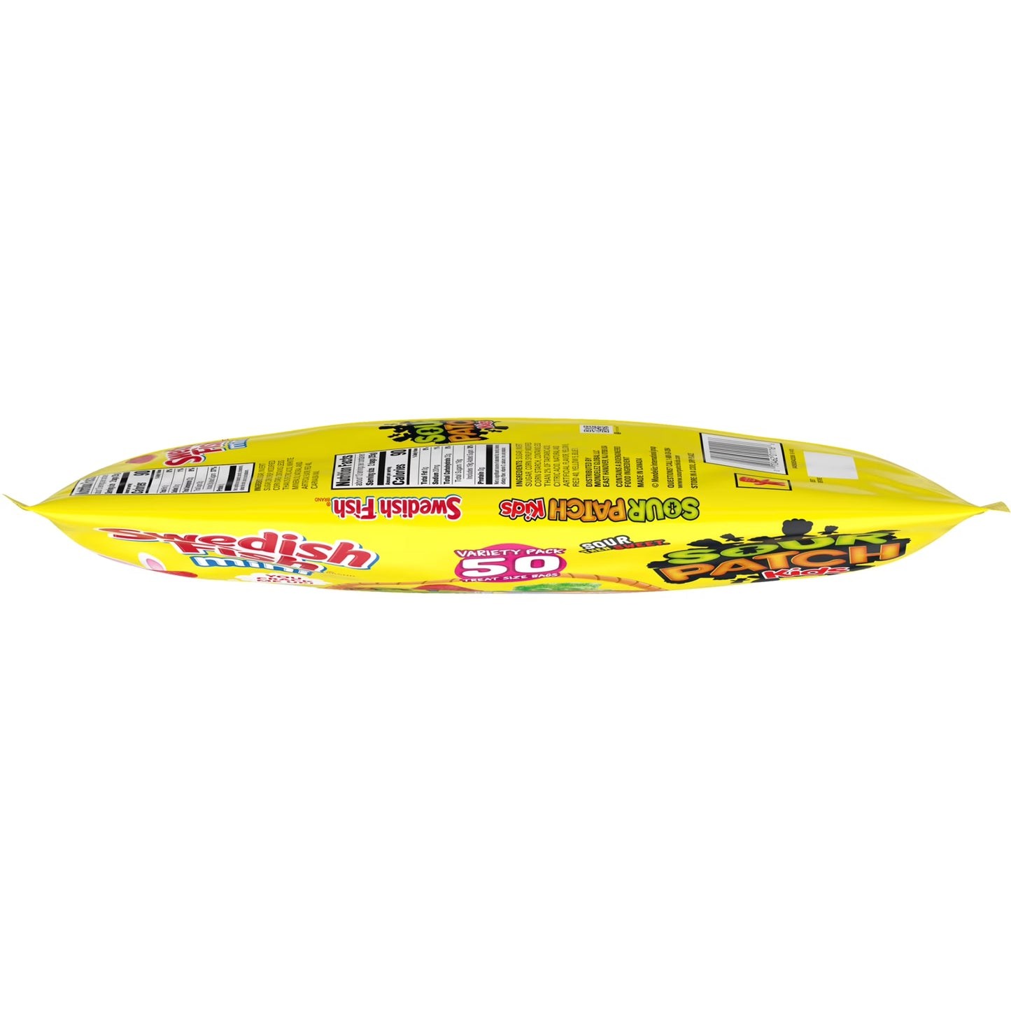 SOUR PATCH KIDS and SWEDISH FISH Mini Soft & Chewy Easter Candy Variety Pack, Bulk Candy, 50 Packs
