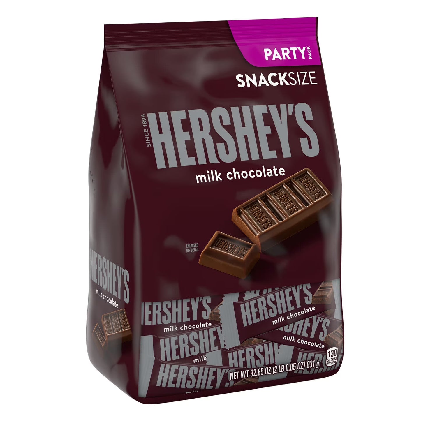 Hershey's Milk Chocolate Snack Size Candy, Party Pack 32.85 oz