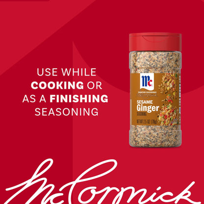 McCormick Sesame Ginger Seasoning, 2.5 oz Bottle