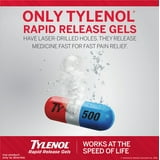Tylenol Extra Strength Rapid Release Gelcaps, 500 mg. Acetaminophen, 290 ct.