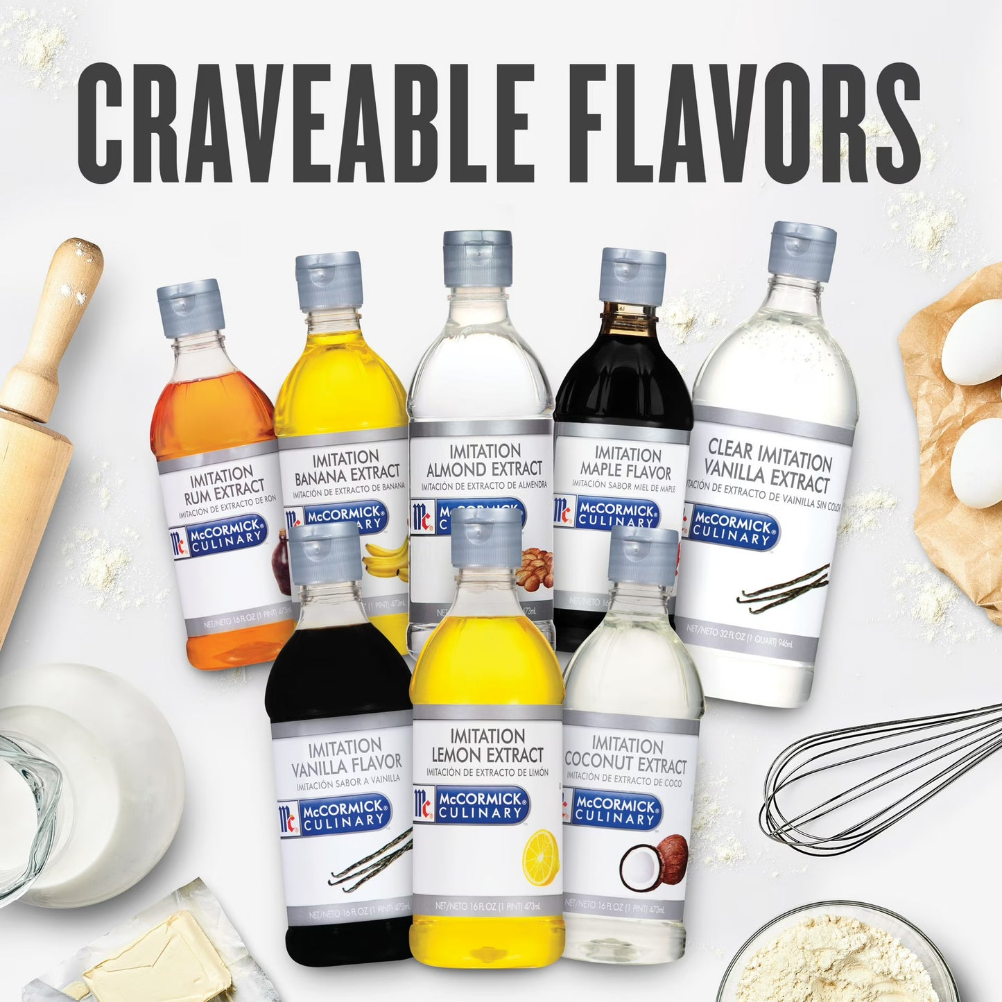 McCormick Culinary Kosher Imitation Vanilla Flavor, 16.0 fl oz Bottle
