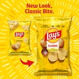 Lay's Classic Potato Snack Chips, 1 oz Bags, 10 Count Multipack