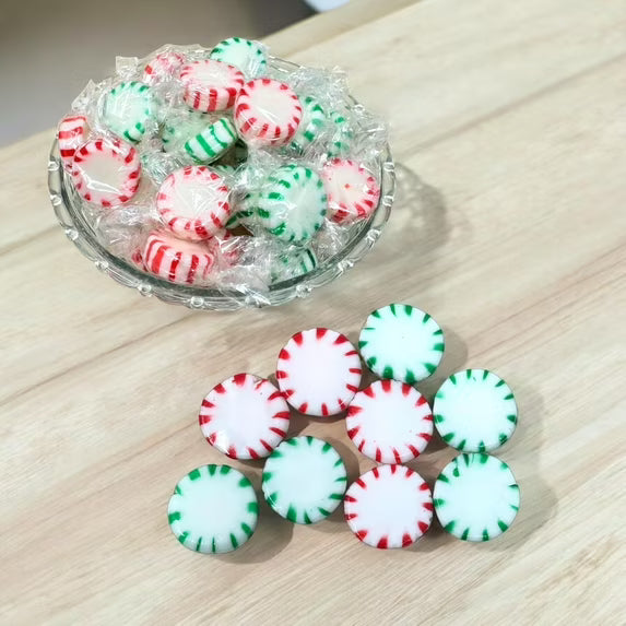 Spearmint & Peppermint Starlights Hard Candy Mix, Individually Wrapped Mints, 1 lb Bag