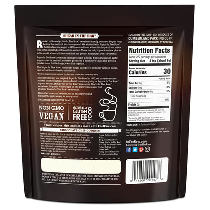 (4 pack) Sugar in The Raw Turbinado Cane Sugar for Baking, Coffee, and Cooking, 64 oz, Bag