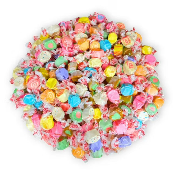 Saltwater Taffy Candy – 12 Fruity Flavors– 1 LB–60+Wrapped Pieces