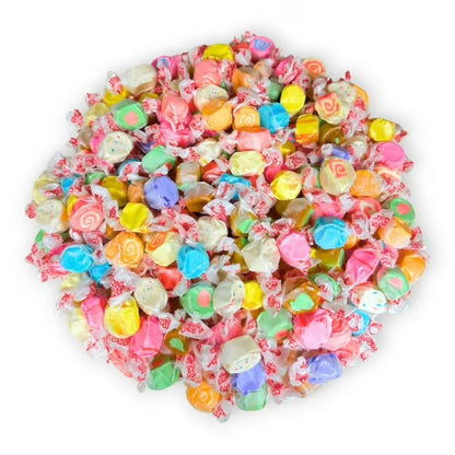 Saltwater Taffy Candy – 12 Fruity Flavors– 1 LB–60+Wrapped Pieces