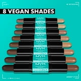 NYX Professional Makeup Wonder Stick, Cream Highlight & Contour Stick, Light Medium
