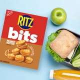 (3 pack) RITZ Bits Peanut Butter Sandwich Crackers, Snacks for Kids and Adults, Lunch Snacks, 8.8 oz