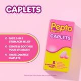Pepto Bismol Caplets, Upset Stomach Relief, Stomach Relief, Anti-Diarrheal, 40 Count