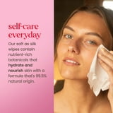 Burt's Bees Micellar & Rose Water 3-in-1 Makeup Removing and Cleansing Wipes, 60 Count (2-Pack)
