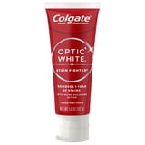Colgate Optic White Stain Fighter Clean Mint Paste Teeth Whitening Anticavity Toothpaste, 3.8 oz
