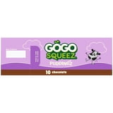 GoGo squeeZ Puddingz On-the-Go Chocolate Pudding Snack Pouches, 3 oz (10 Pack)